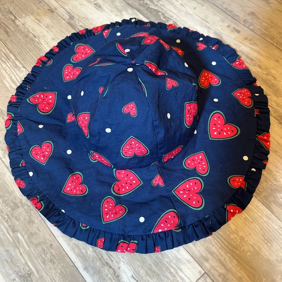 MuMu CoCo Watermelon Dress With Matching Sun Hat - Picture 7 of 12